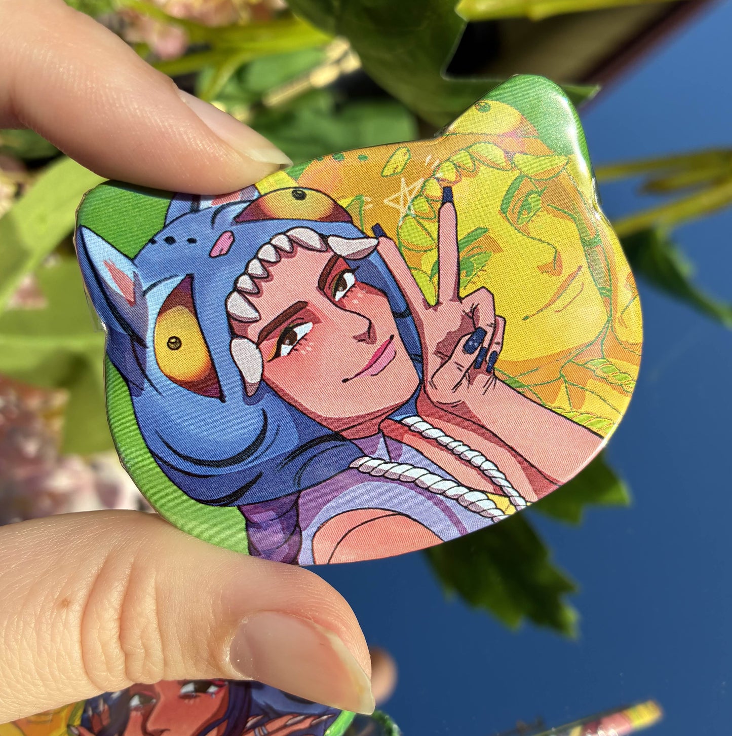 Your Idol Hunters Cat Buttons!