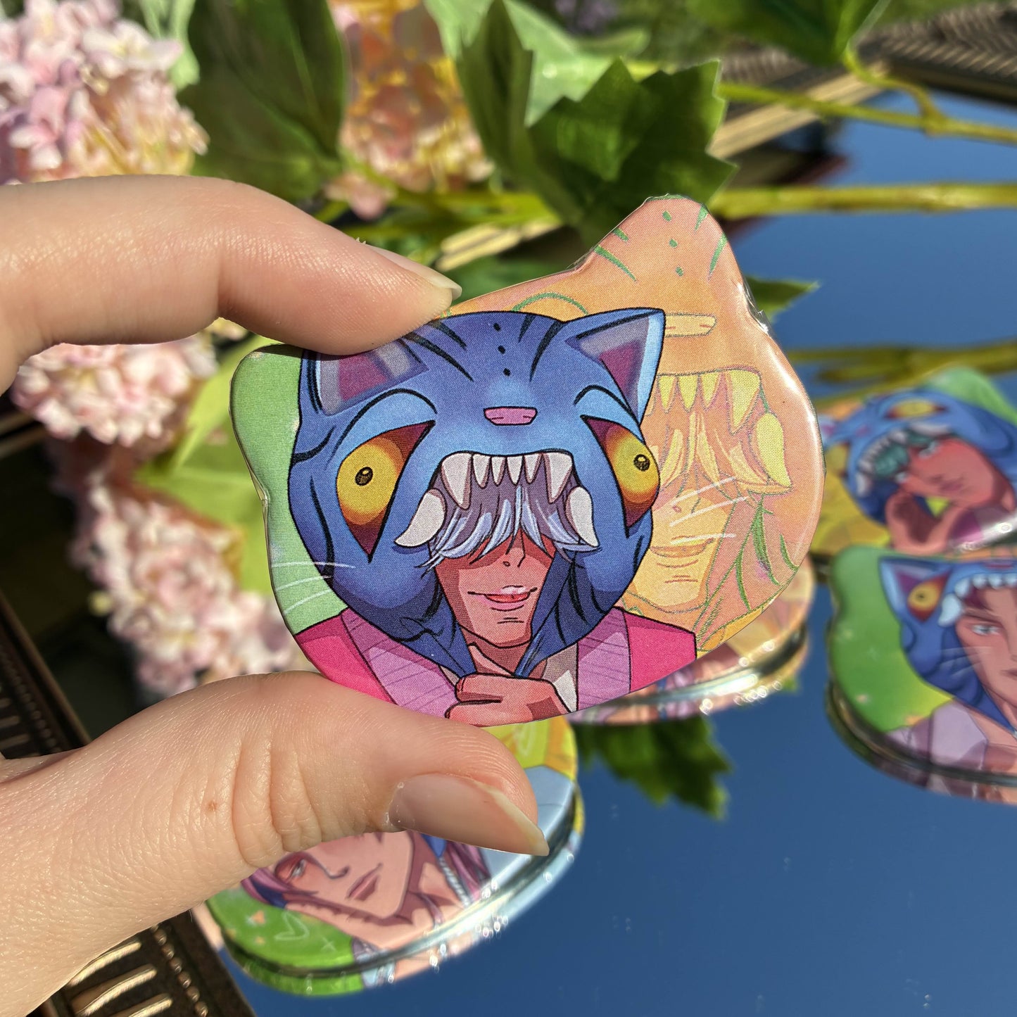 Your Idol Hunters Cat Buttons!