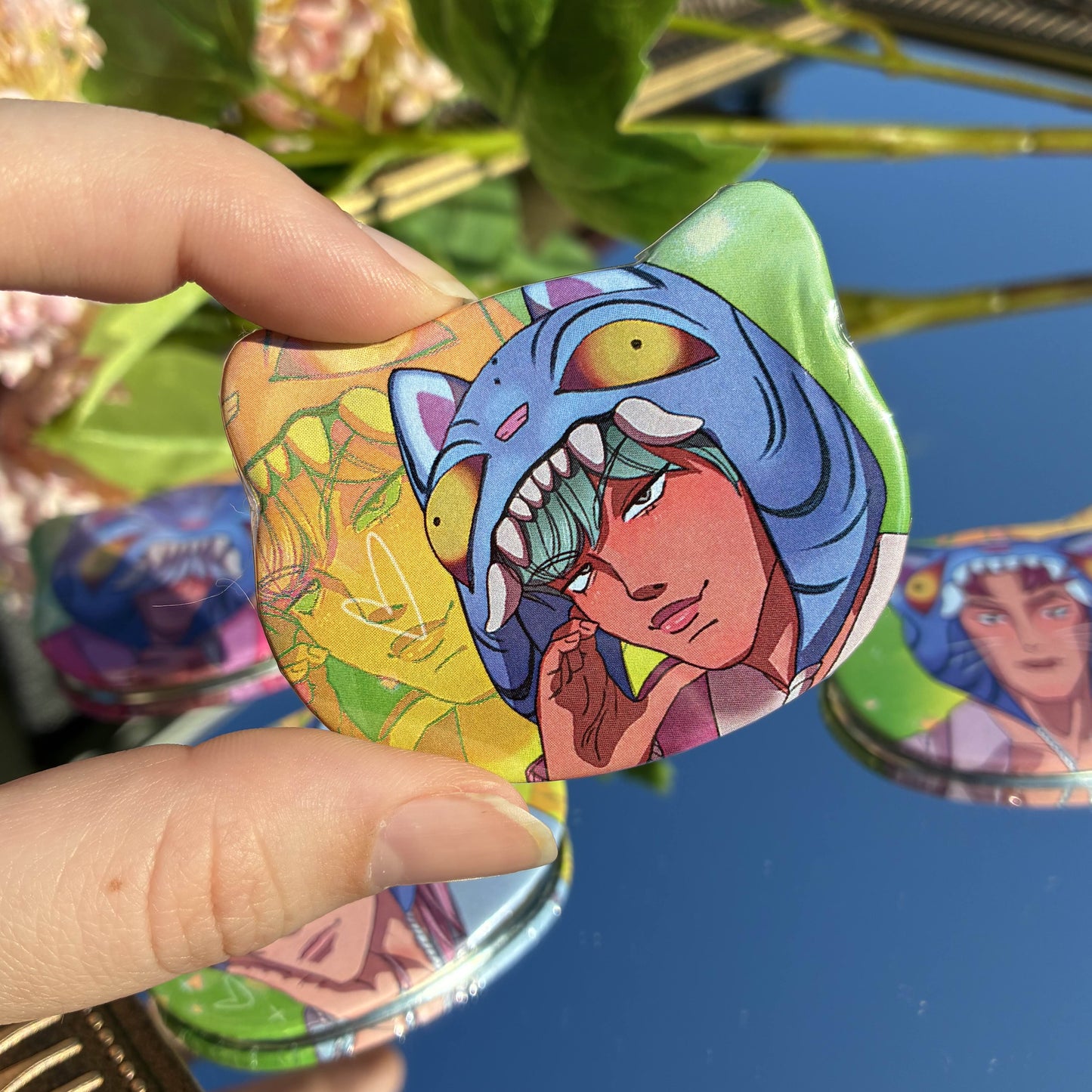 Your Idol Hunters Cat Buttons!