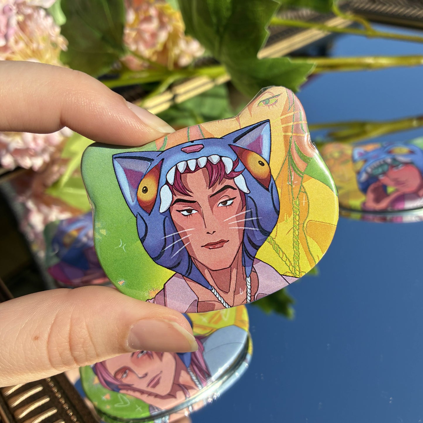 Your Idol Hunters Cat Buttons!