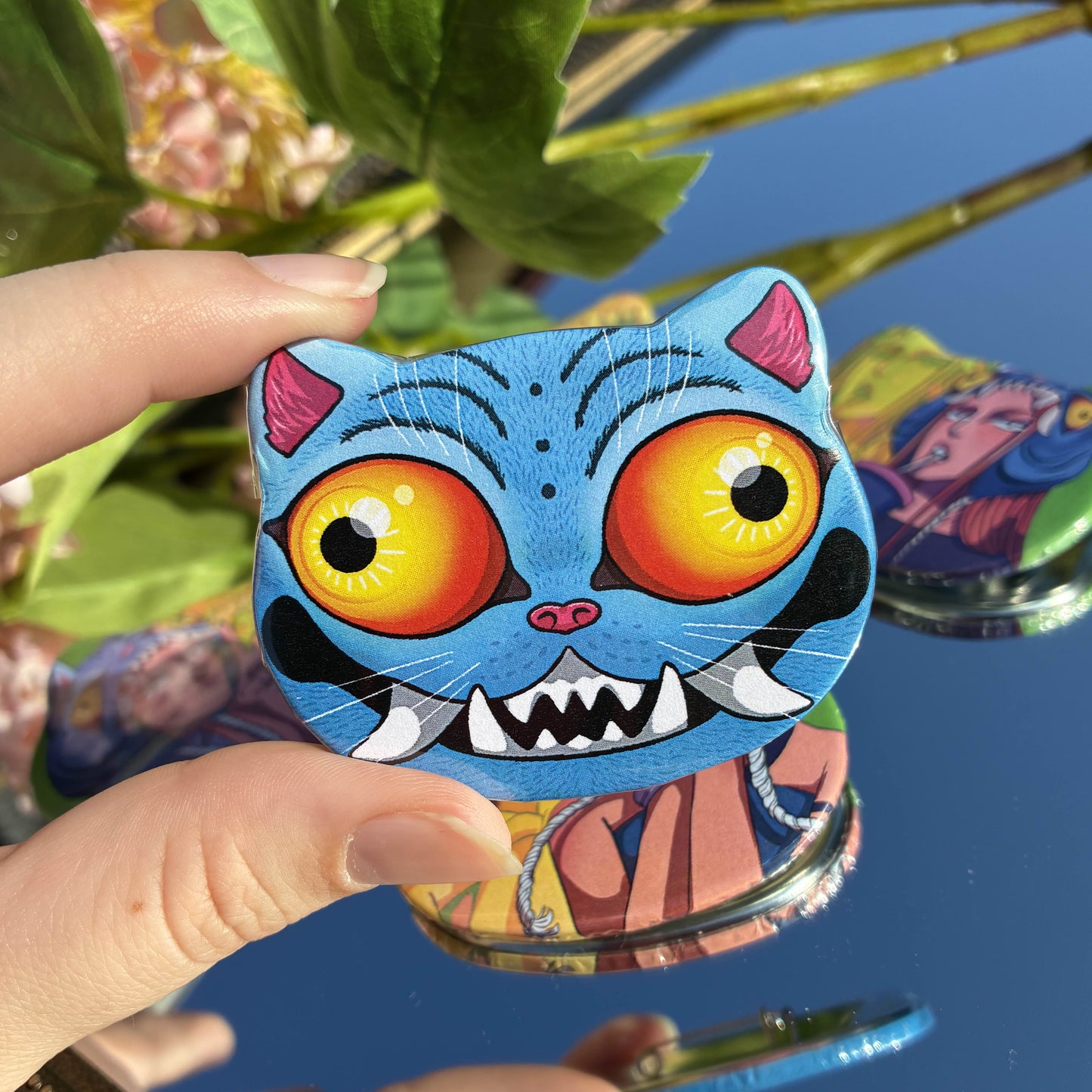 Your Idol Hunters Cat Buttons!