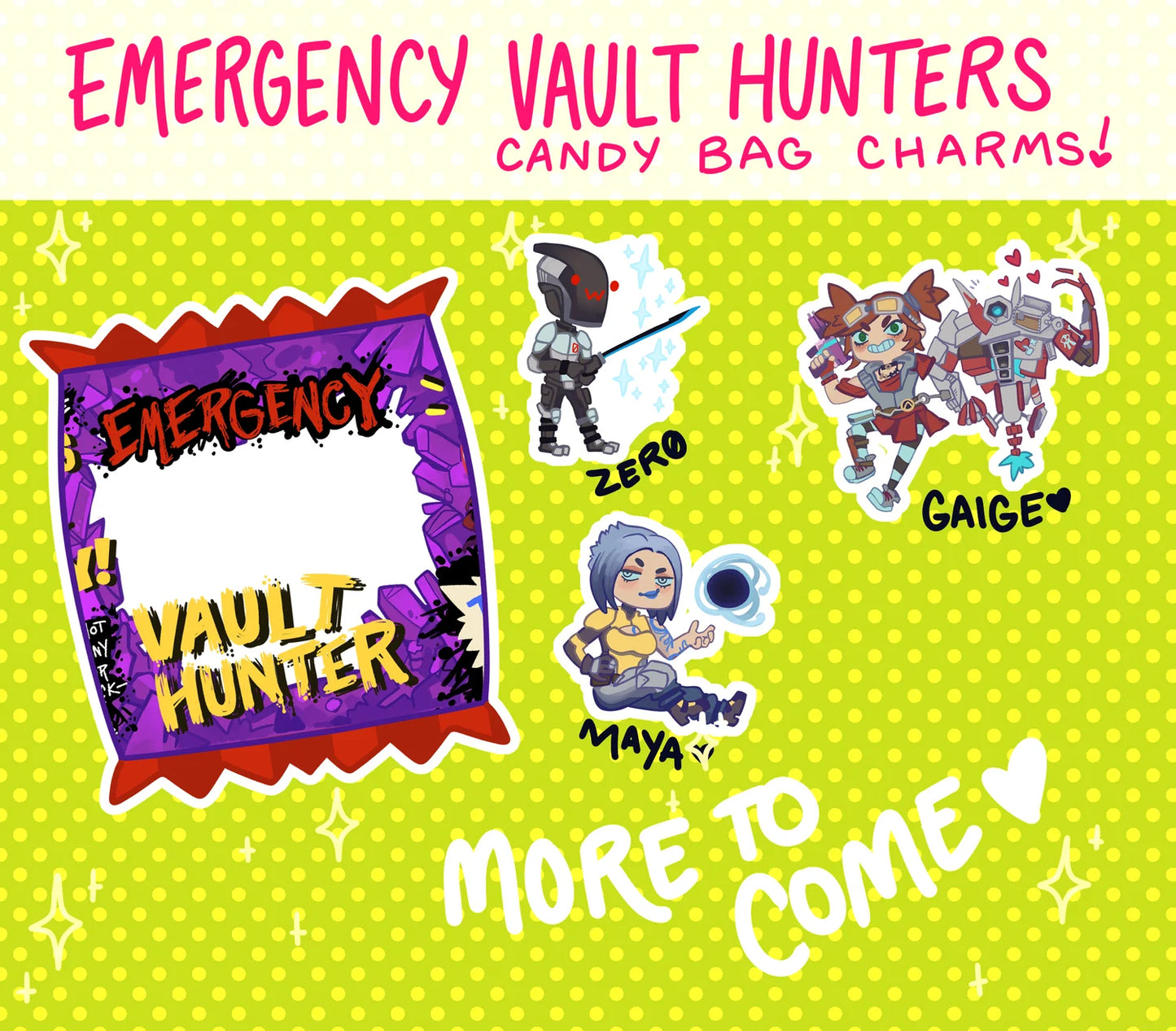 Edgylands Vault Hunter Candy Bag Charms!