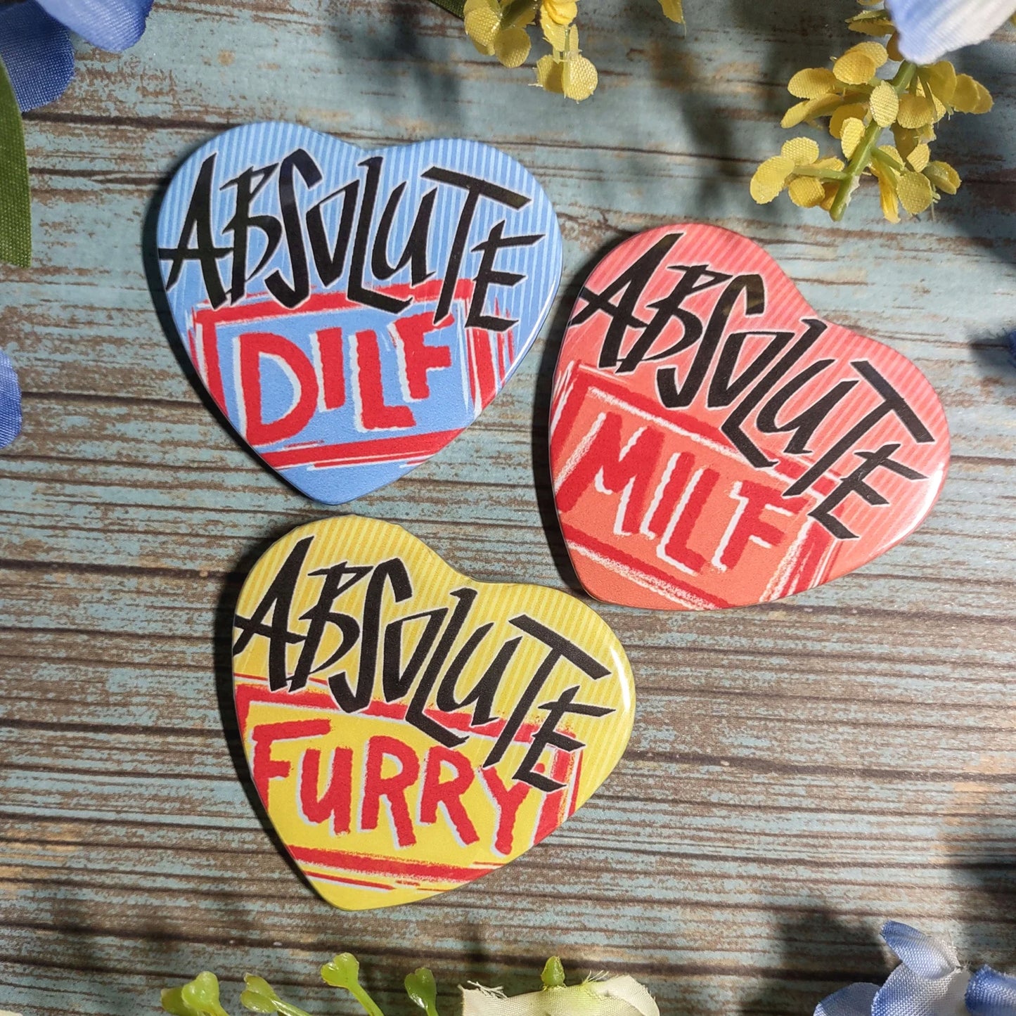'Absolute' Heart Buttons!
