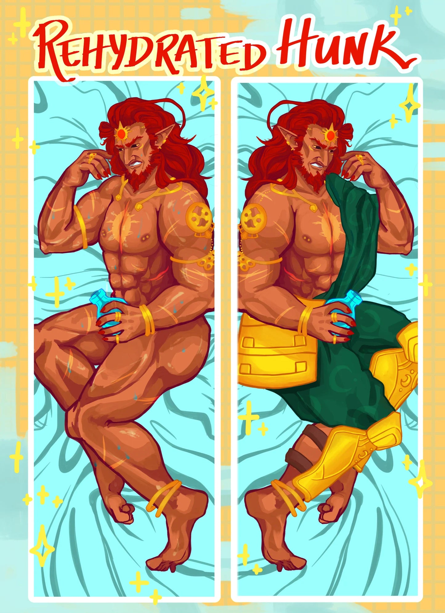 Rehydrated Hunk Dakimakura!