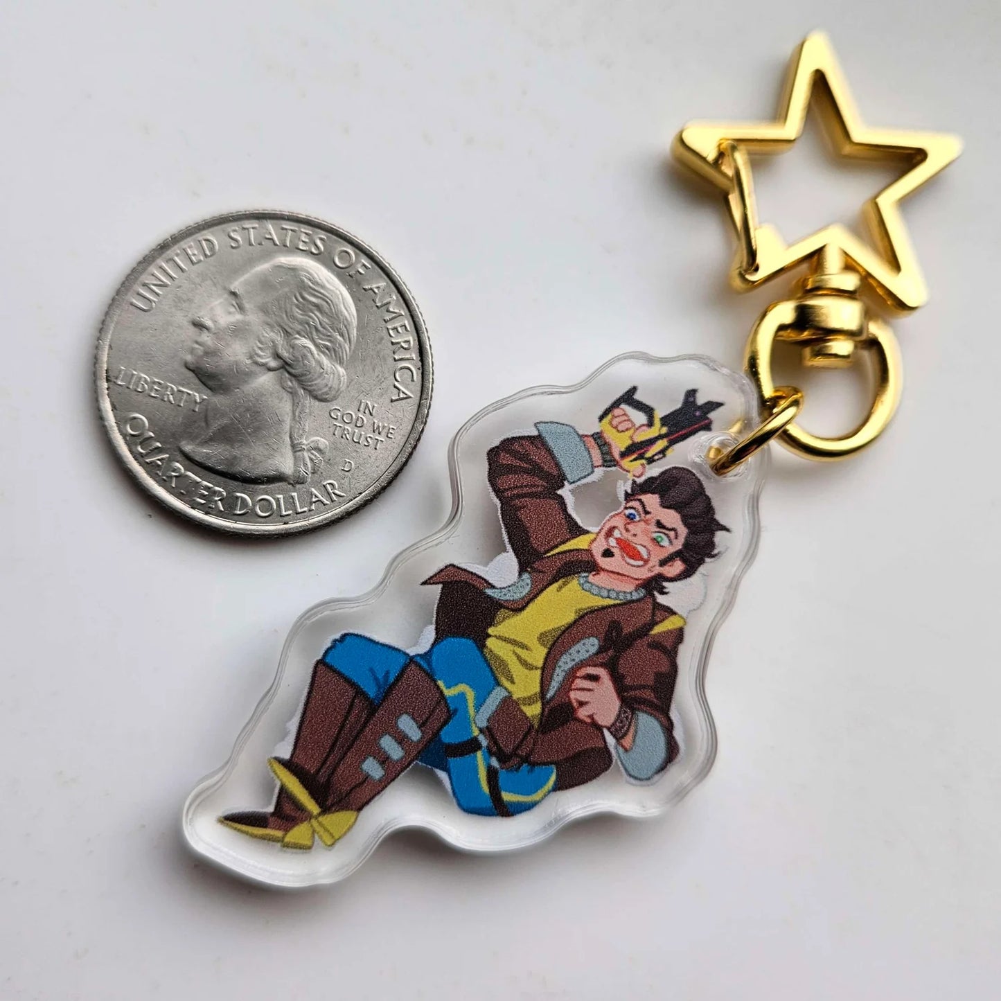 Timothy Lawrence Double-Sided Acrylic Charm!