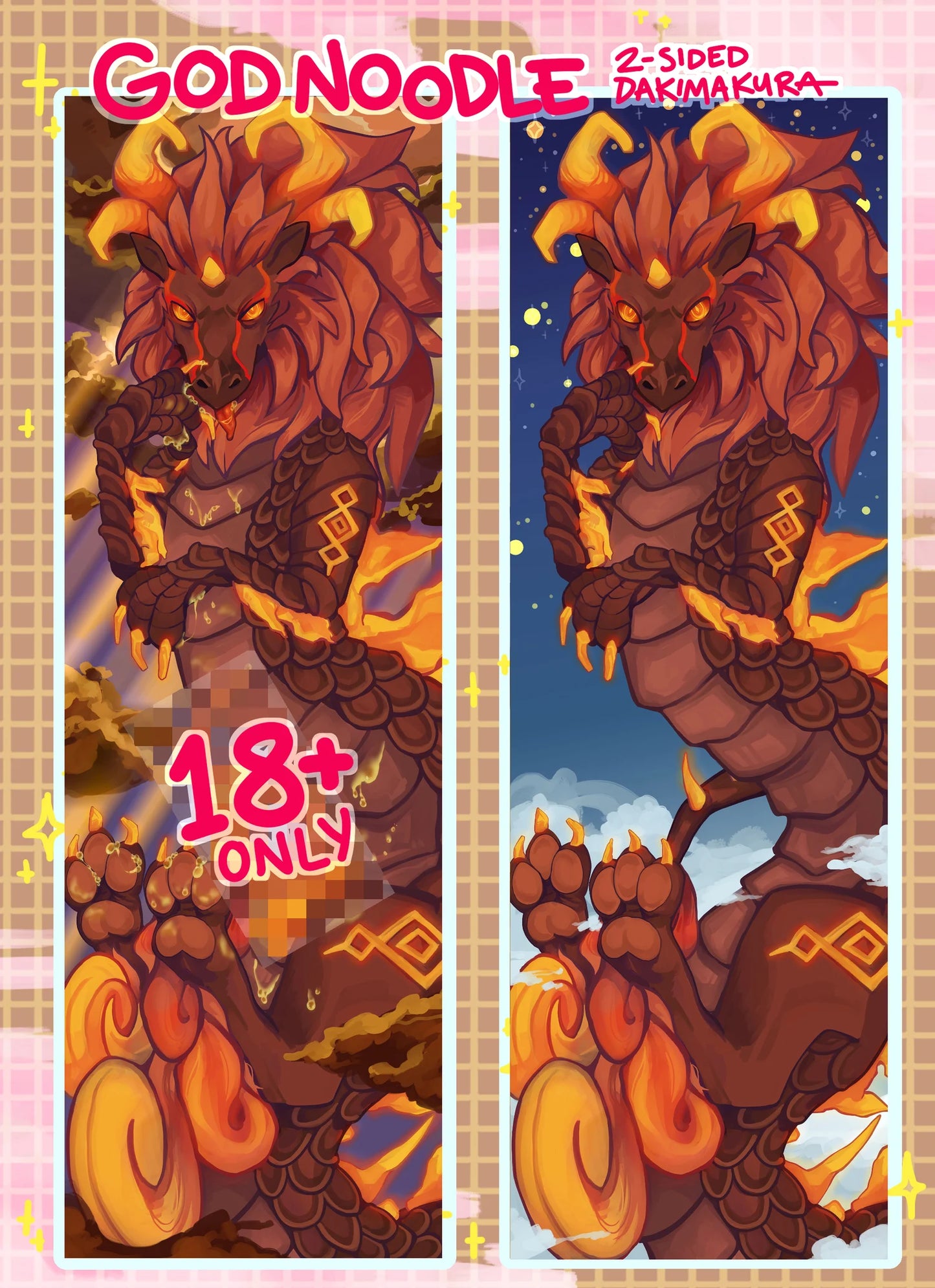 (+18) God Noodle Dakimakura!