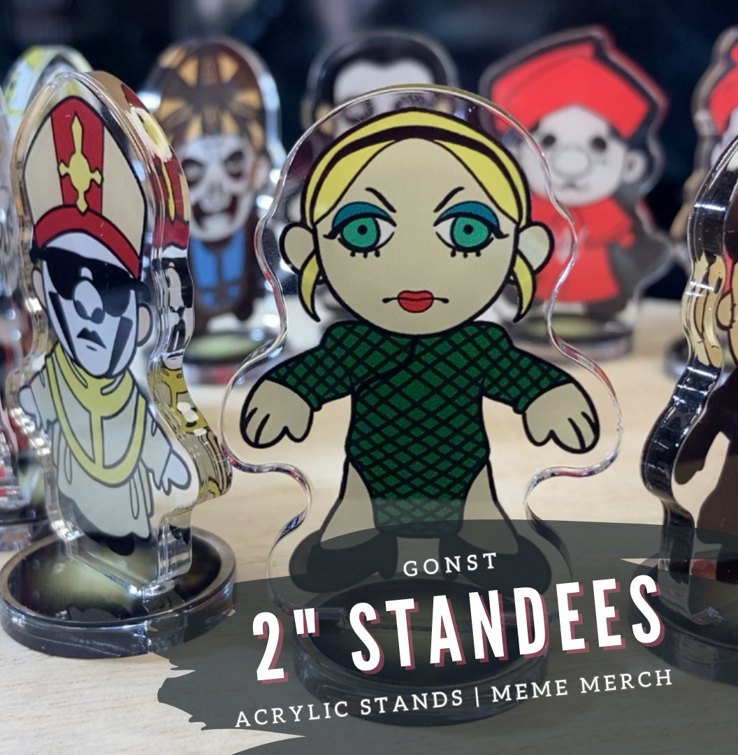 'Cursed Clergy | GONST' Mini Acrylic Standees!