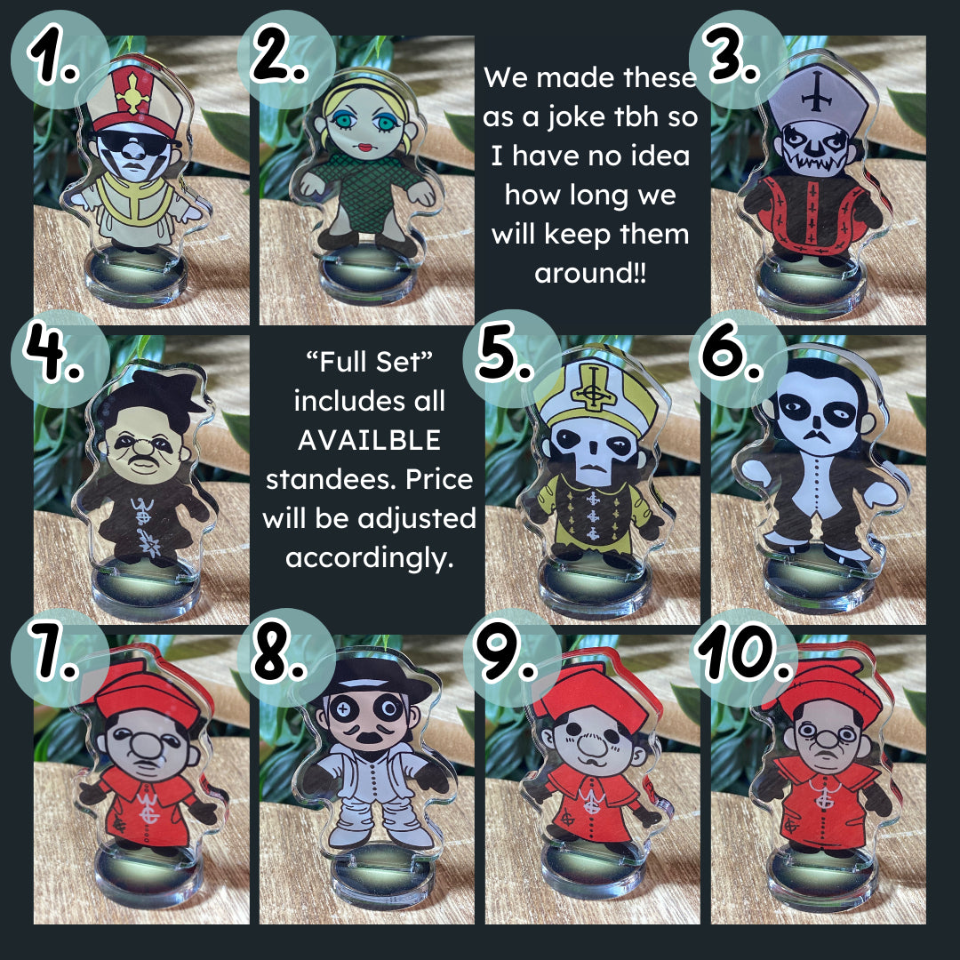 'Cursed Clergy | GONST' Mini Acrylic Standees!