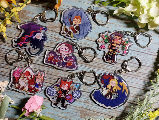 Fourteen Fantasy Epoxy Charms!