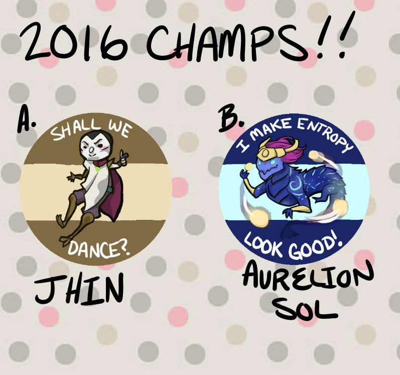 League of Legends Buttons