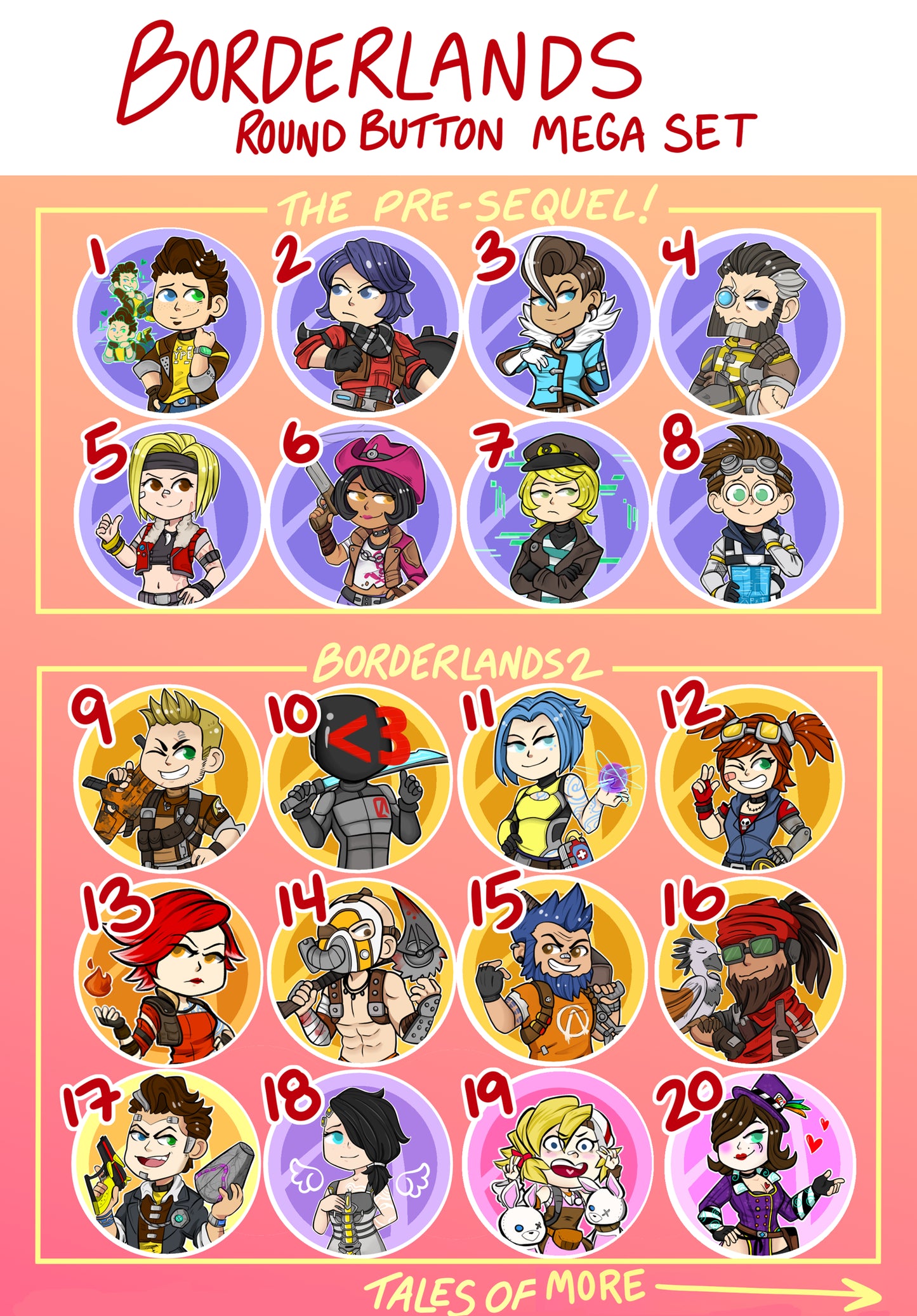 Edgylands Round Button Mega Set!