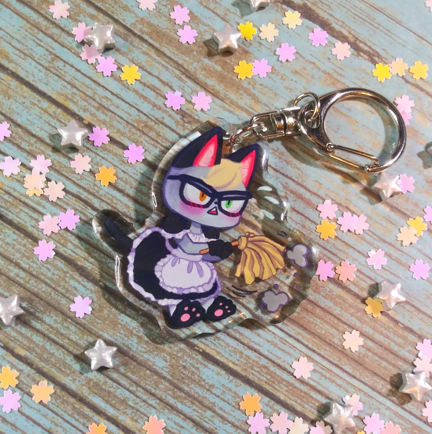 Catboy Maid Villager Epoxy Charm!