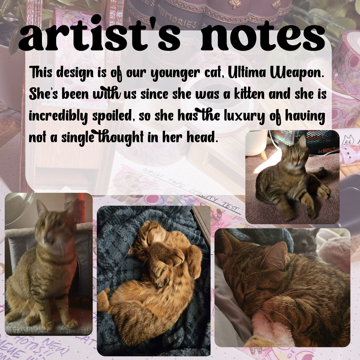 No Thoughts Ultima Washi Tape!