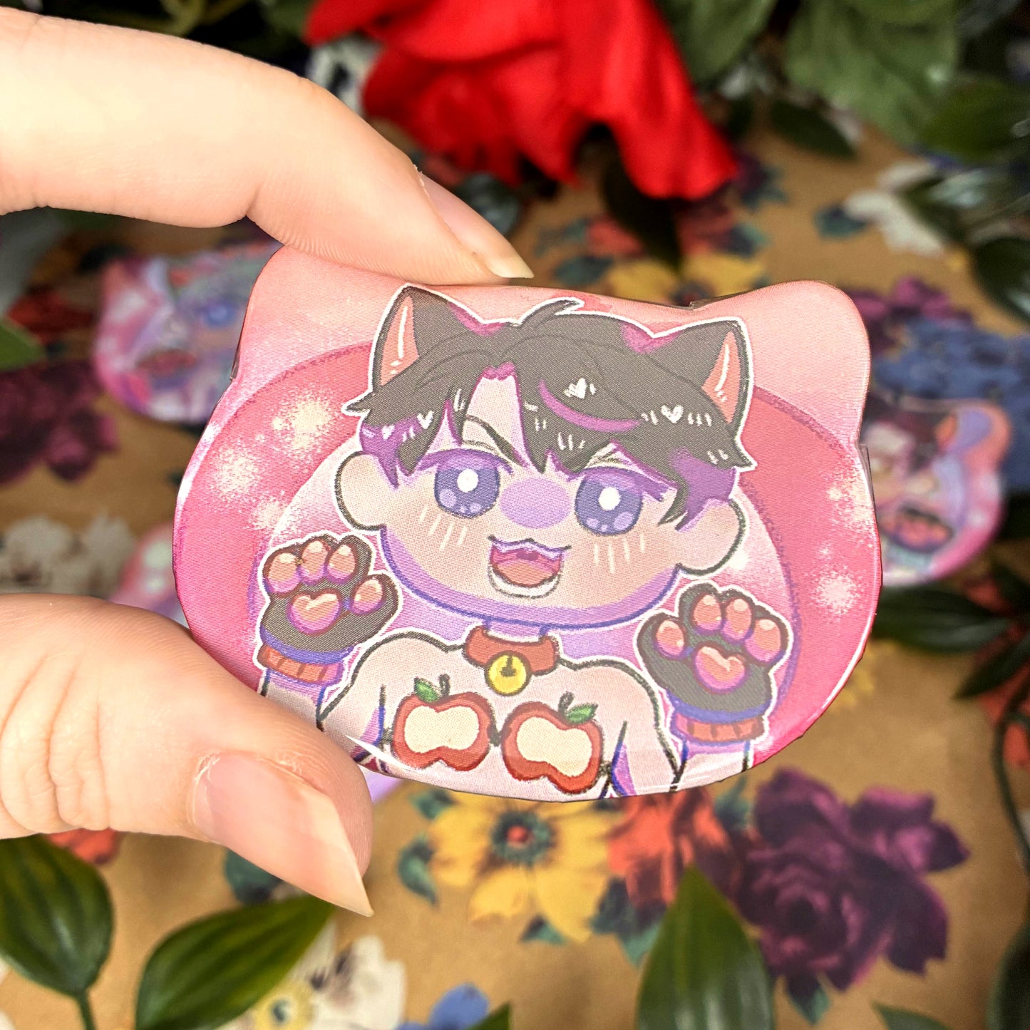 Deep & Spacey Loverboys "Catboys" Cat Buttons!