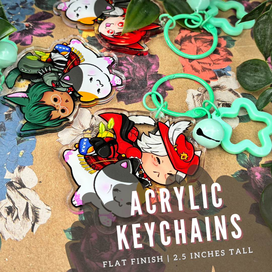 Catboys on Fat Cats Acrylic Charms!