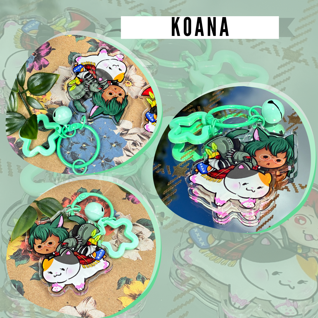 Catboys on Fat Cats Acrylic Charms!