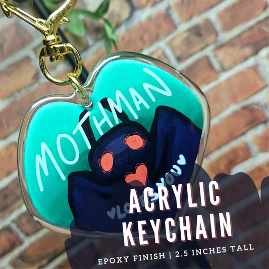 Mothman <3 You Epoxy Charm!