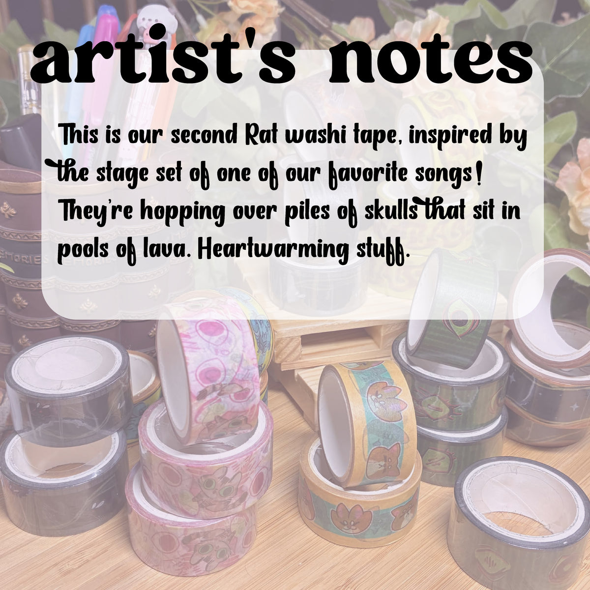 Skeletal Rats Washi Tape!