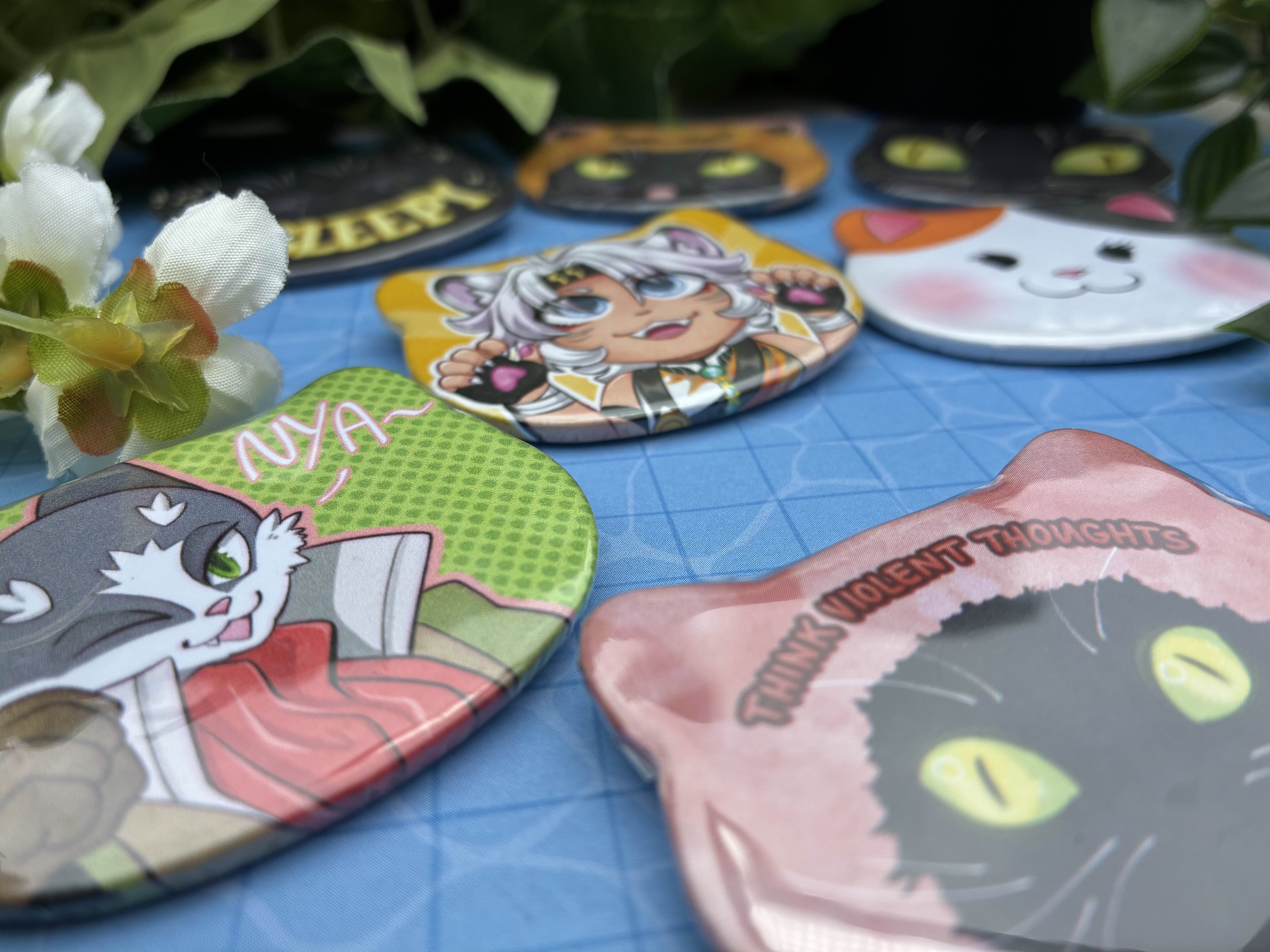 Cat Click Button Cat Buttons! – BoldEgoist