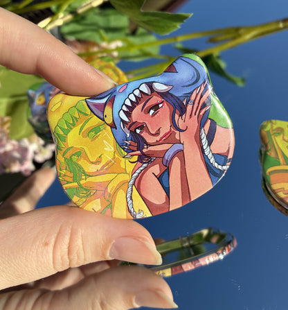 Your Idol Hunters Cat Buttons!