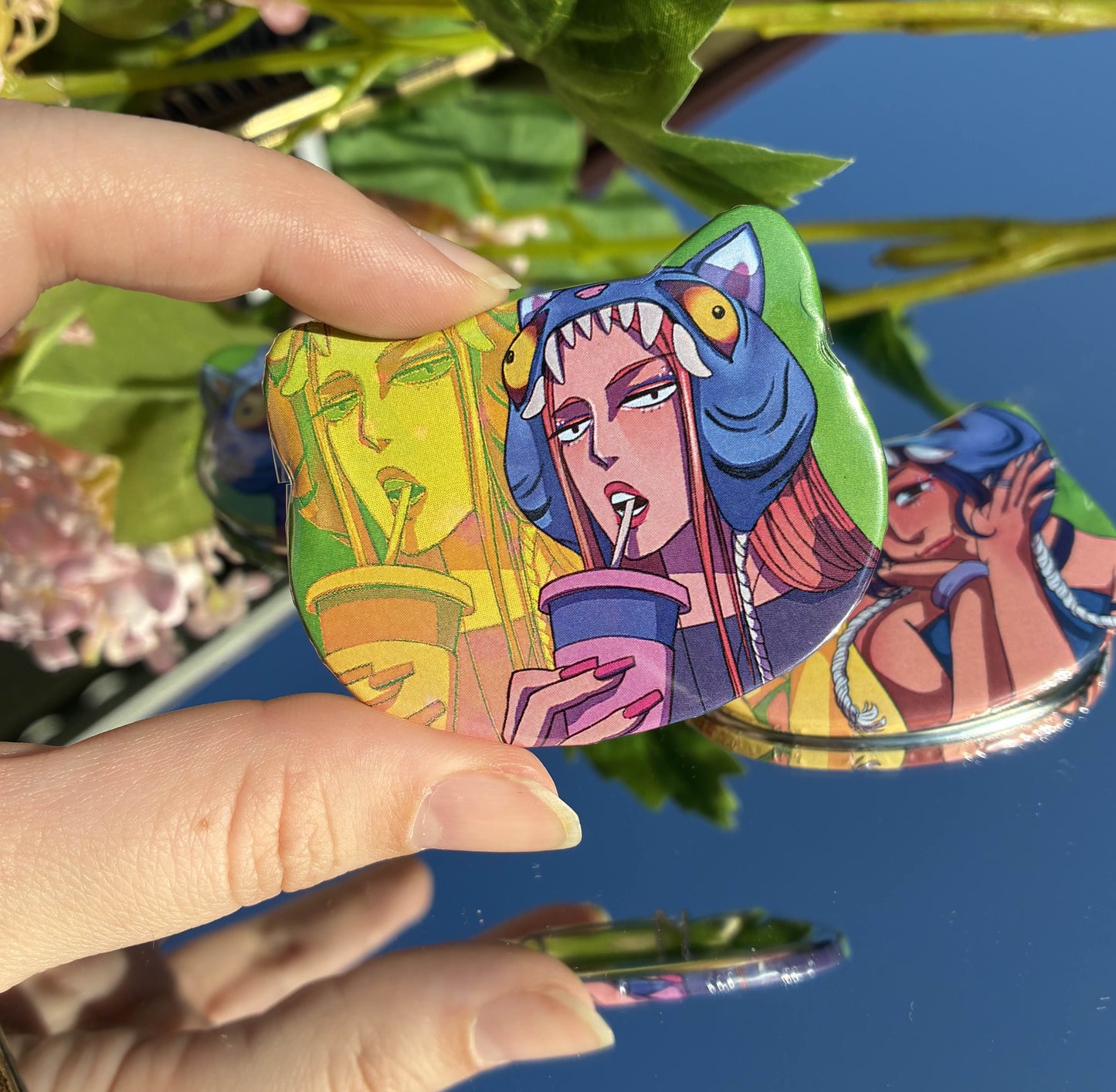 Your Idol Hunters Cat Buttons!