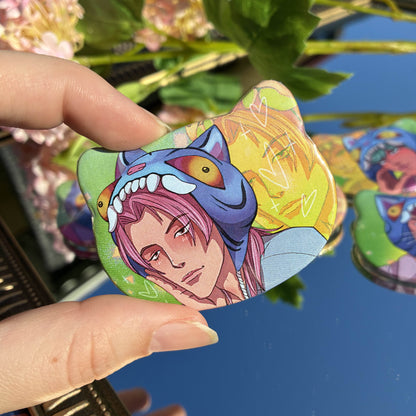 Your Idol Hunters Cat Buttons!