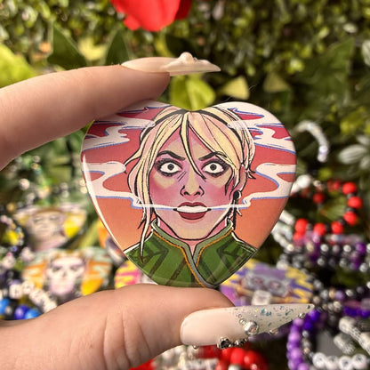 Cursed Clergy Heart Buttons!
