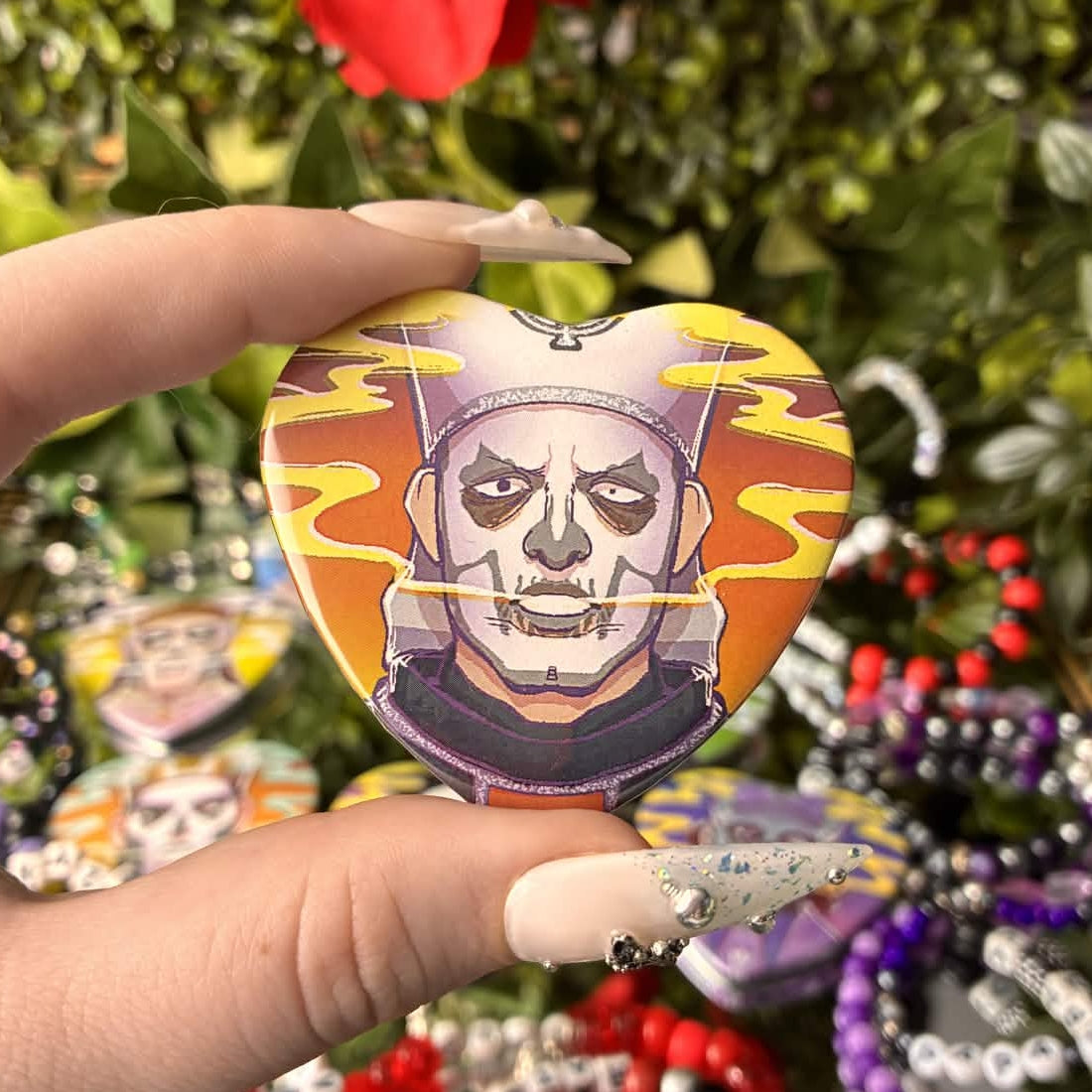 Cursed Clergy Heart Buttons!