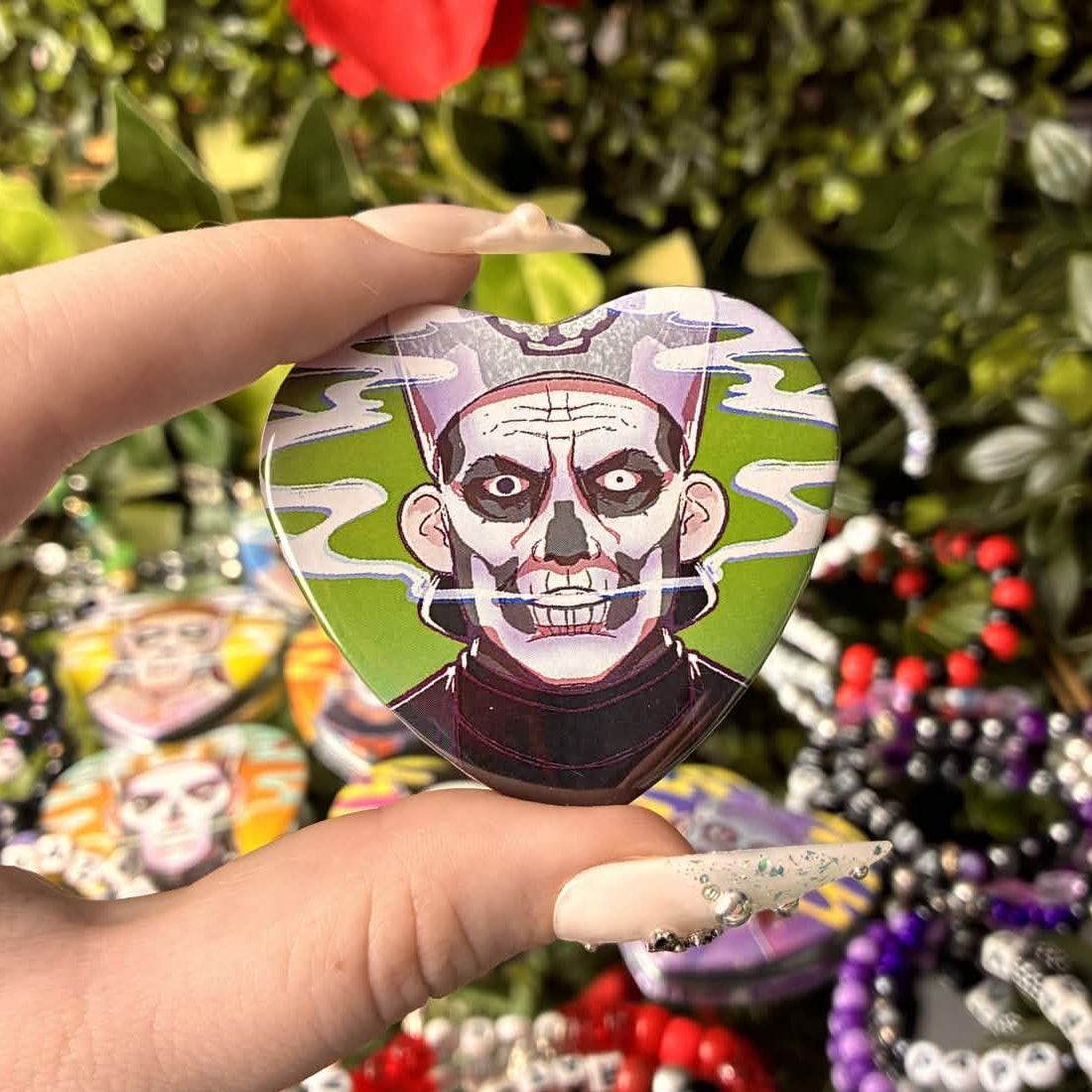 Cursed Clergy Heart Buttons!