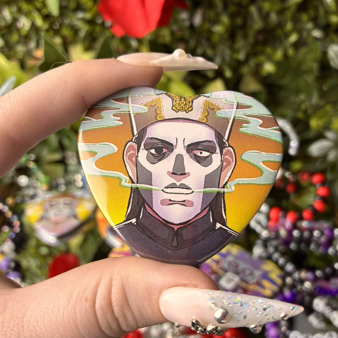 Cursed Clergy Heart Buttons!