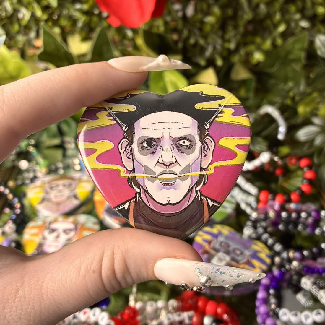 Cursed Clergy Heart Buttons!