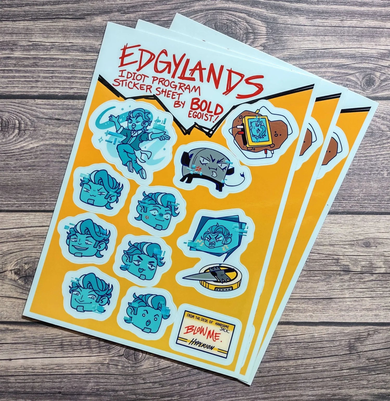 Program Sheet Sticker 'Idiot Program' Sticker Sheet! – BoldEgoist