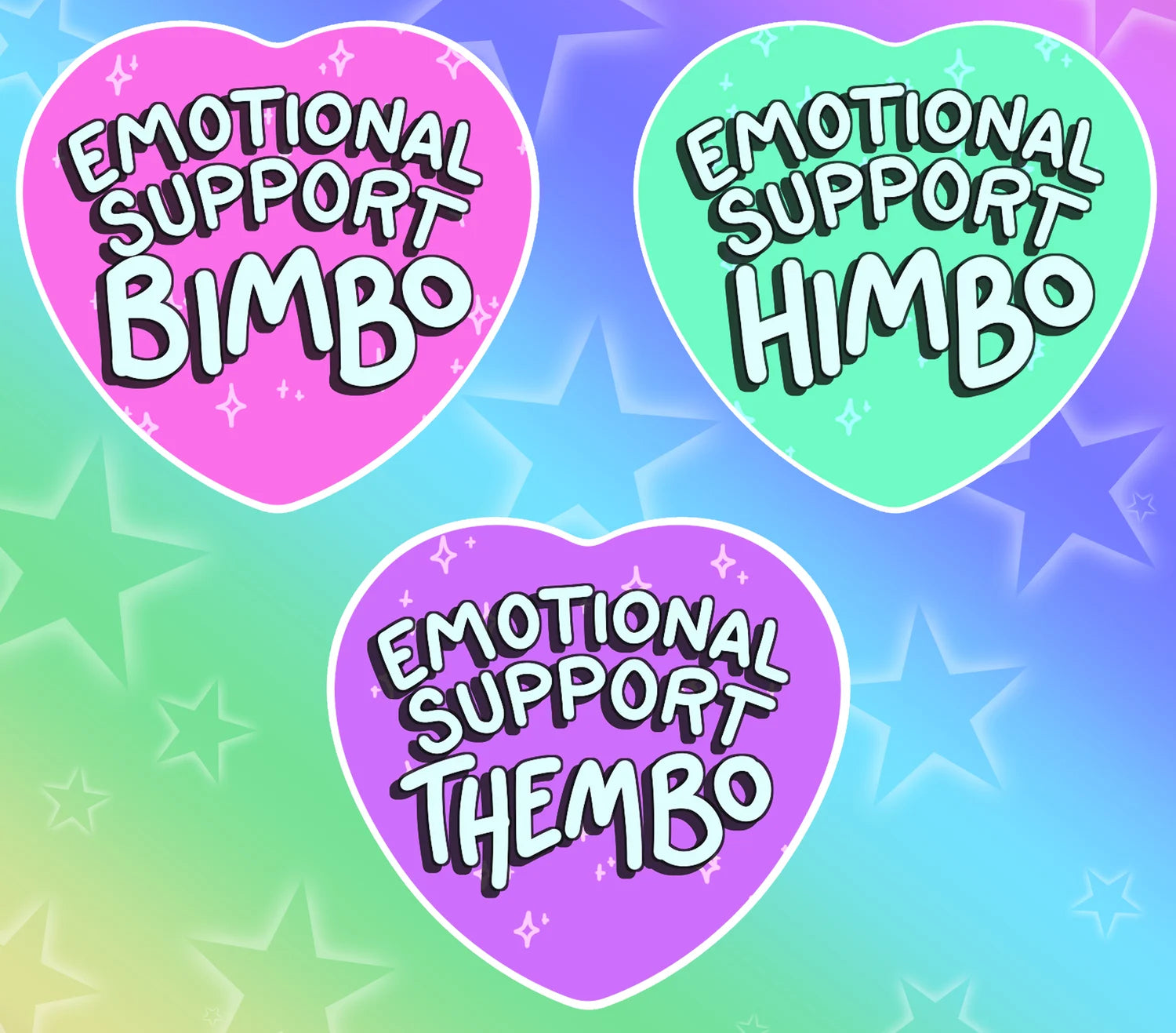 Sentiment Buttons Emotional Support Heart Buttons! – BoldEgoist