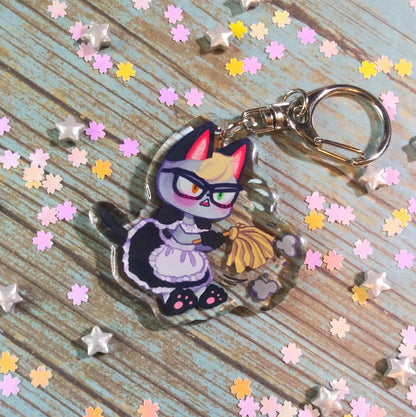 Catboy Maid Villager Epoxy Charm!