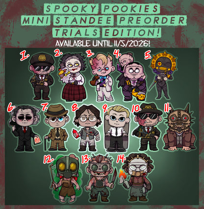 [PREORDER] Spooky Pookies Mini Acrylic Standees!