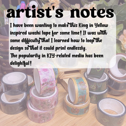 King in Yellow Washi Tape!