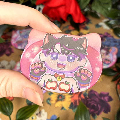 Deep & Spacey Loverboys "Catboys" Cat Buttons!