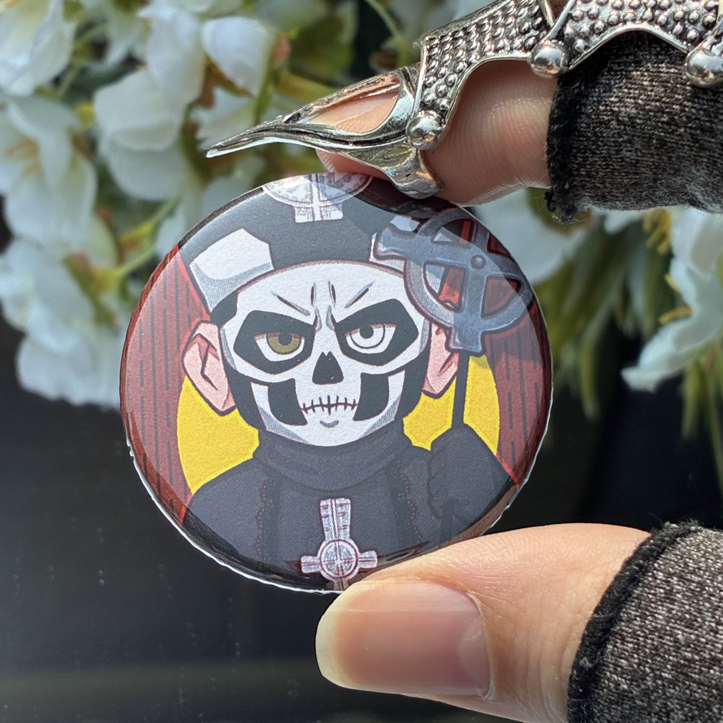 Satanic Senior Citizens Round Buttons!