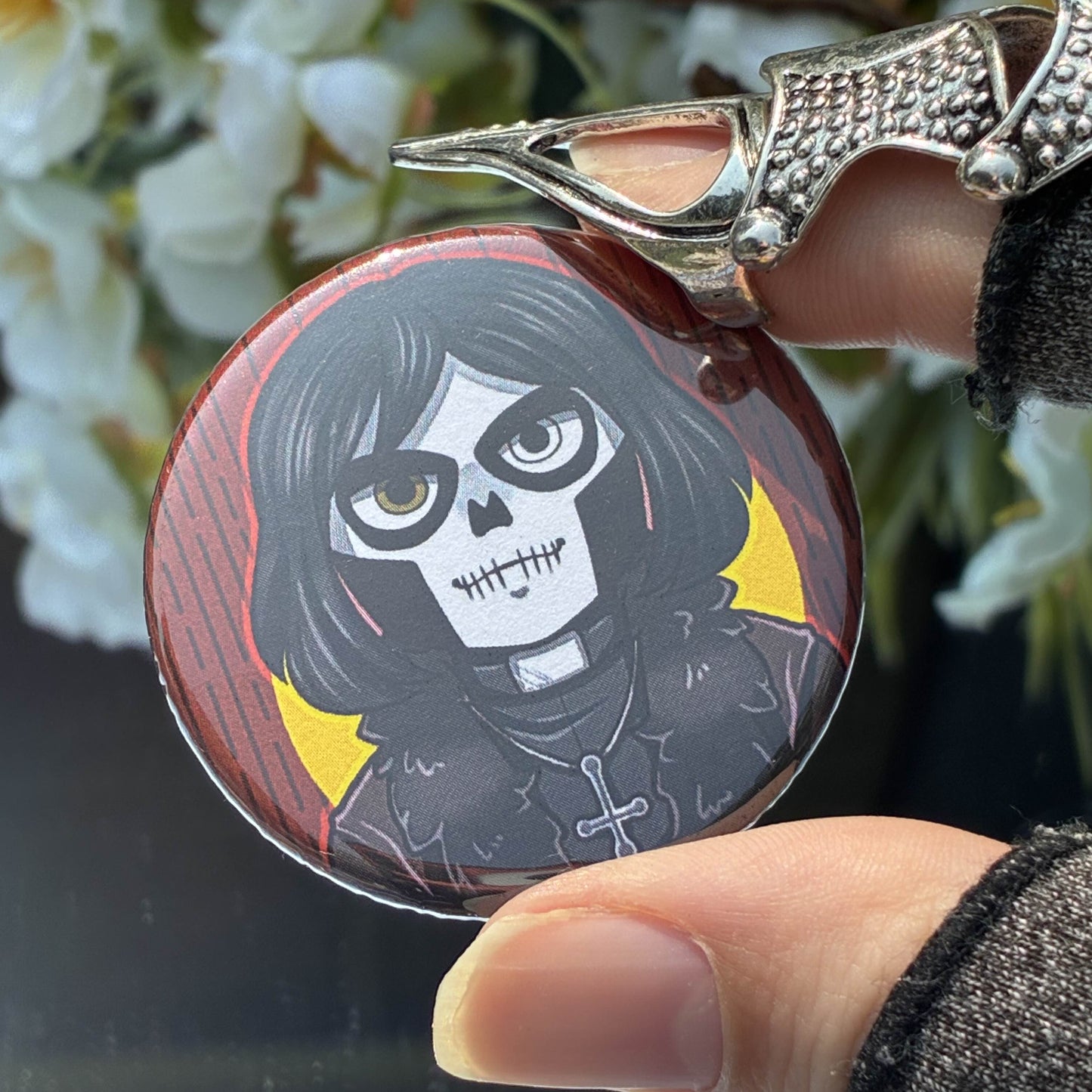 Satanic Senior Citizens Round Buttons!