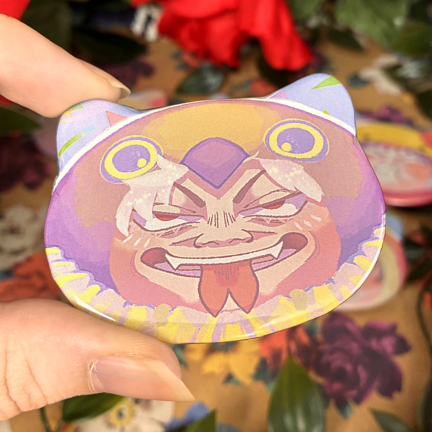 Deep & Spacey Loverboys "Pretty Boys" Cat Shaped Buttons!