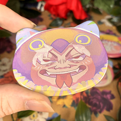 Deep & Spacey Loverboys "Pretty Boys" Cat Shaped Buttons!