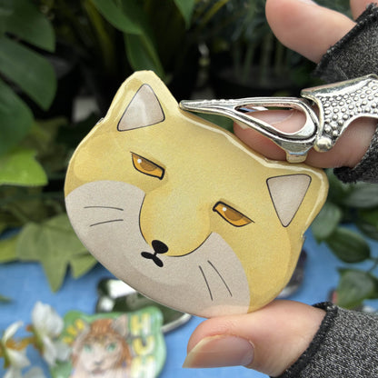 Fourteen Fantasy Cat-Shaped Buttons