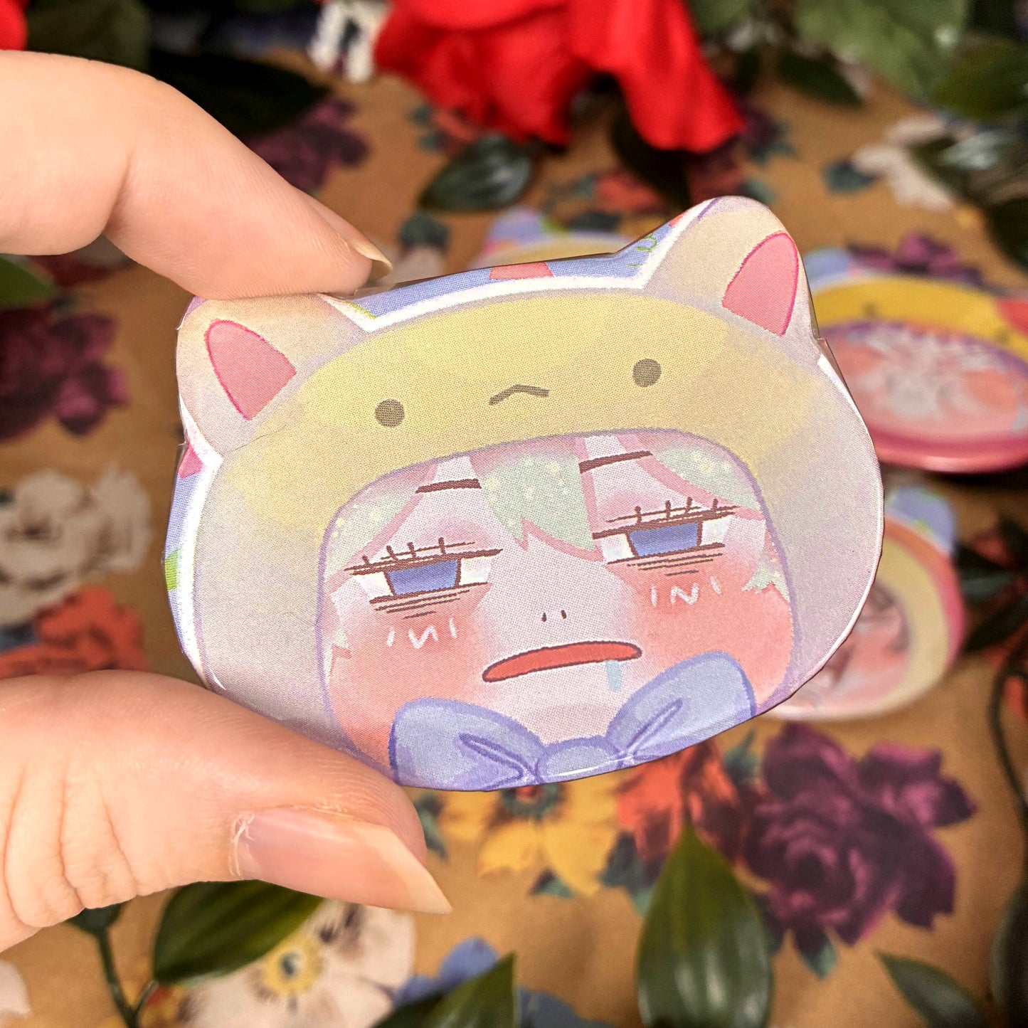 Deep & Spacey Loverboys "Pretty Boys" Cat Shaped Buttons!