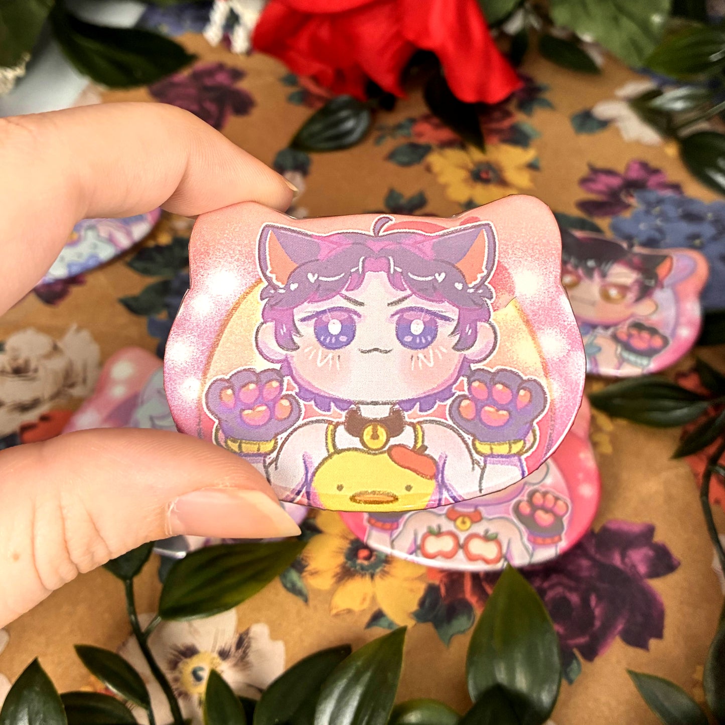 Deep & Spacey Loverboys "Catboys" Cat Buttons!