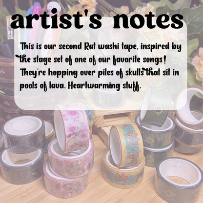 Skeletal Rats Washi Tape!