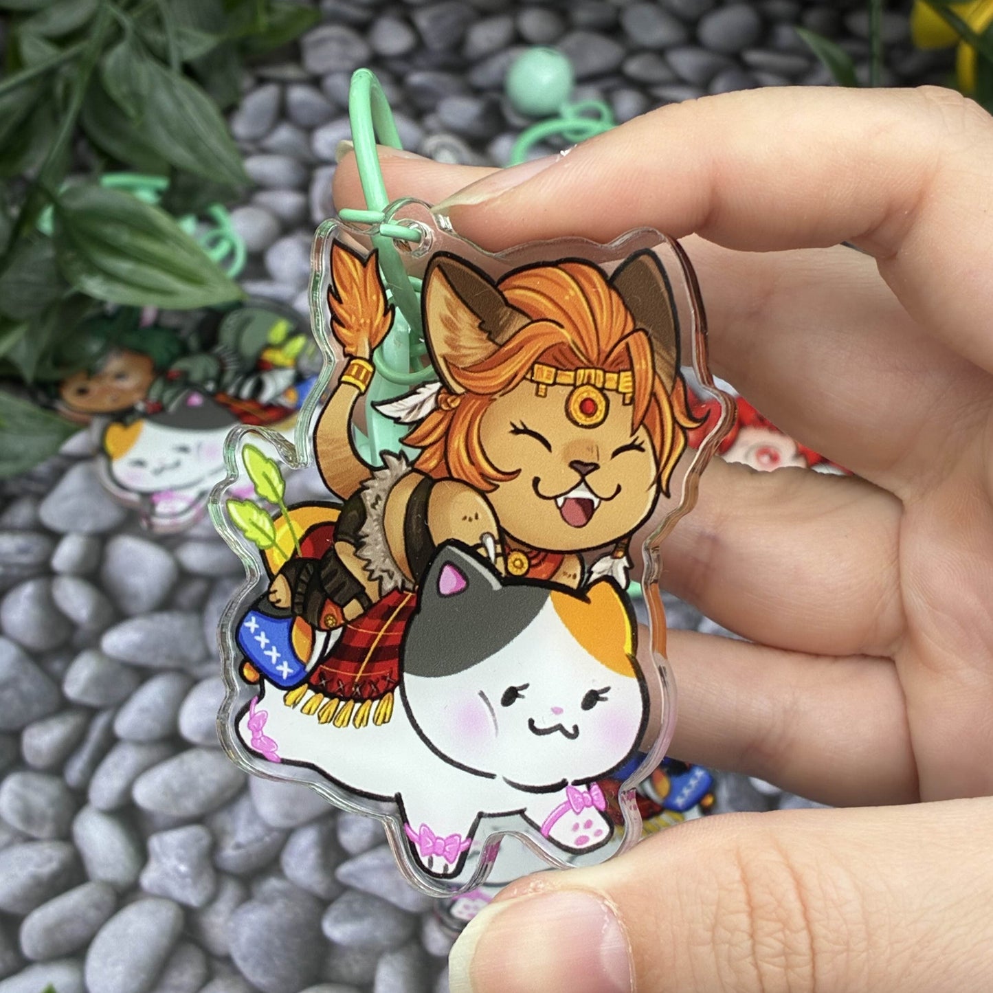 Catboys on Fat Cats Acrylic Charms!