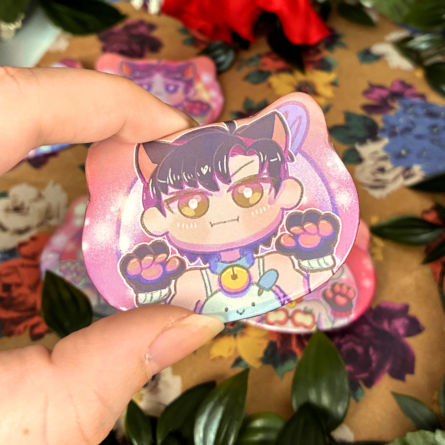 Deep & Spacey Loverboys "Catboys" Cat Buttons!